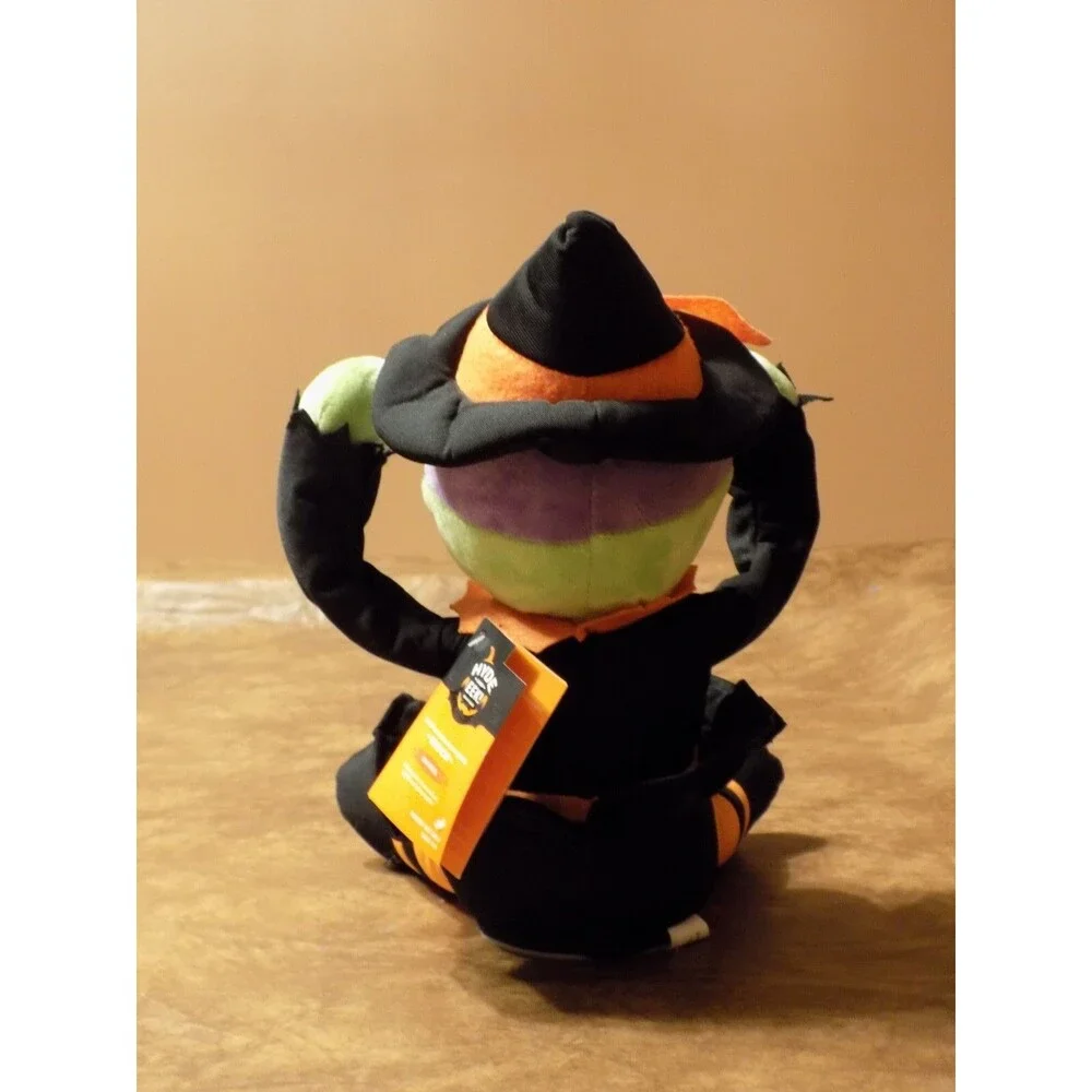 Hyde & Eek Halloween Animated Witch Peek A Boo Motion Giggles Plush